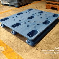 extrusion soplado - Repairable _ Reusable plastic pallet - BA3S002